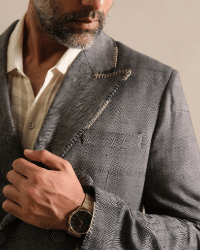 Imperial Khadi-Cotton Blazer