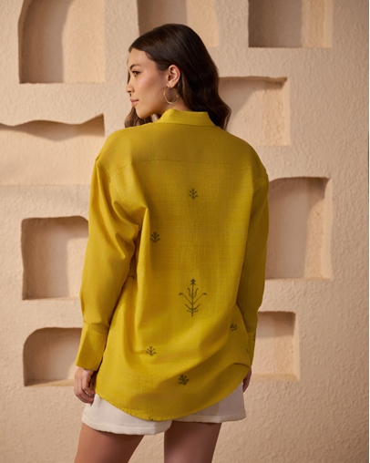 Amber Sky Jamdani Shirt