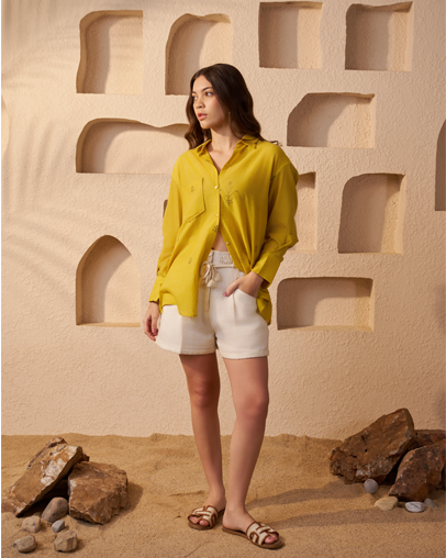 Amber Sky Jamdani Shirt