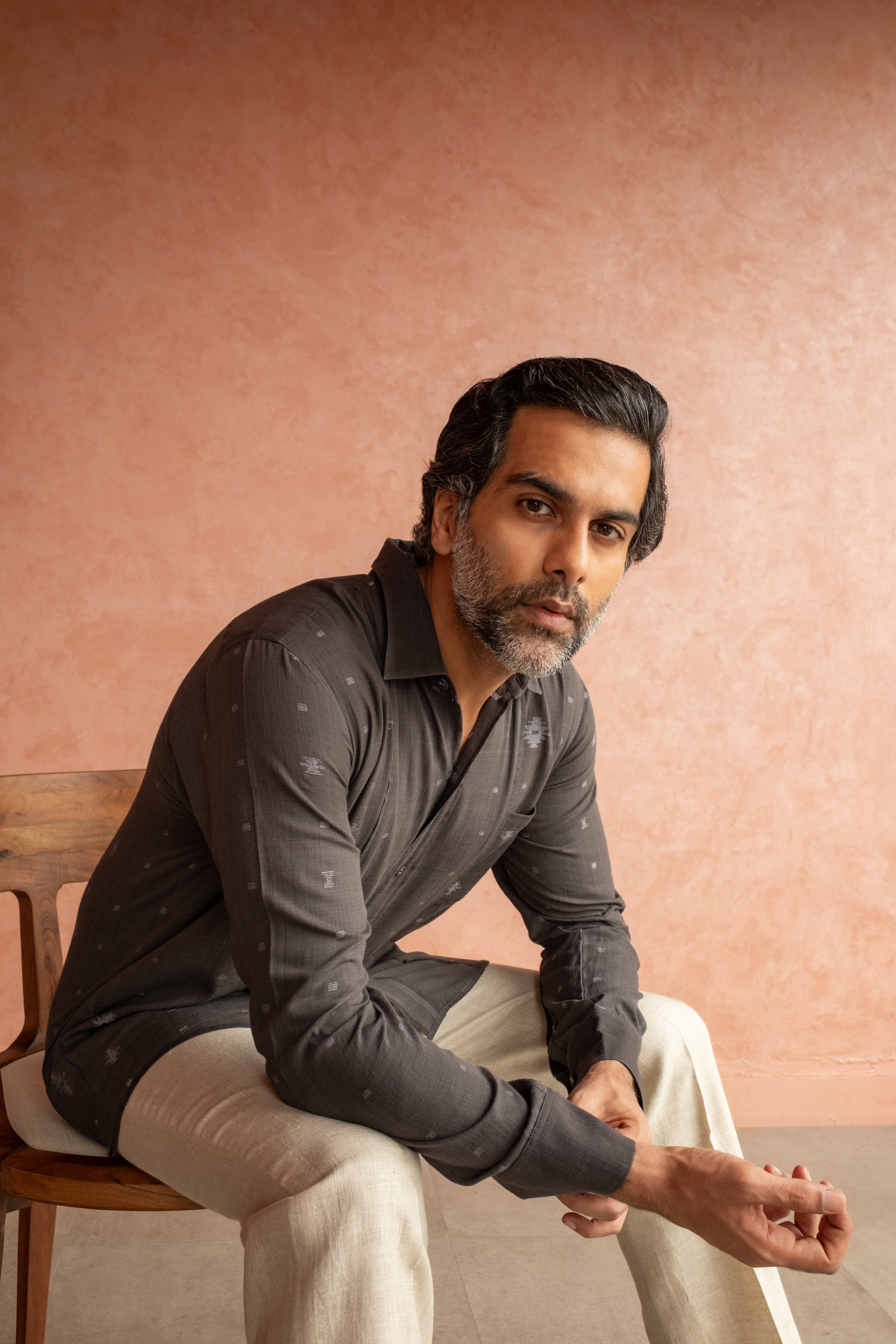 Signature Handwoven Jamdani  Shirt