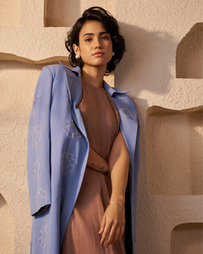 The Denim Blue Marigold Duster Coat