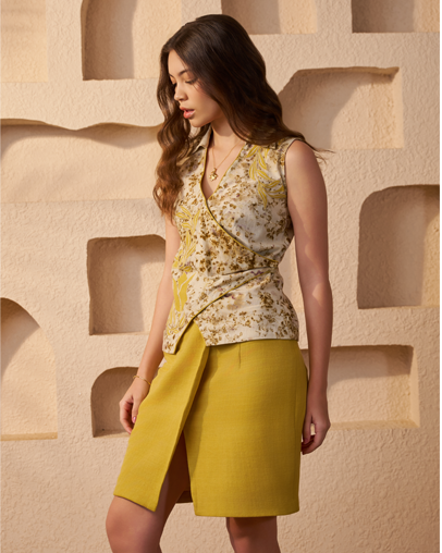 The Eco Print Wrap Co-ord Set