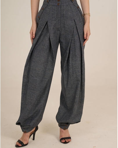The Khadi Pleated Trouser