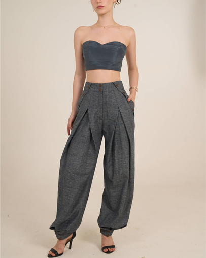 The Khadi Pleated Trouser