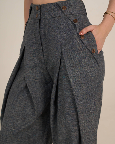 The Khadi Pleated Trouser
